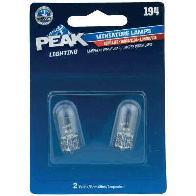 PEAK 194 14V Mini Incandescent Automotive Bulb (2-Pack)