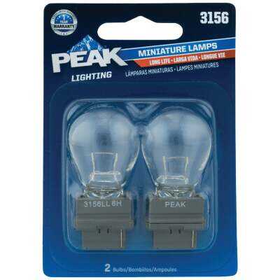 PEAK 3156 12.8V Mini Incandescent Automotive Bulb (2-Pack)
