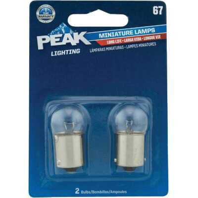 PEAK 67 13.5V Mini Incandescent Automotive Bulb (2-Pack)