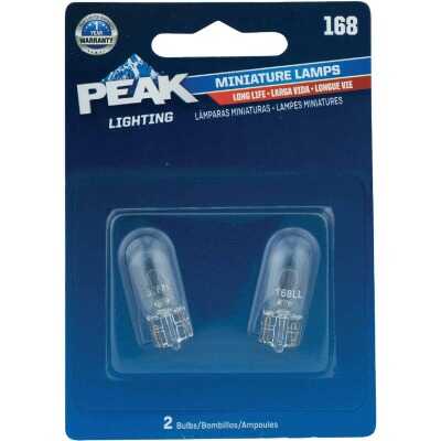PEAK 168 14V Mini Incandescent Automotive Bulb (2-Pack)
