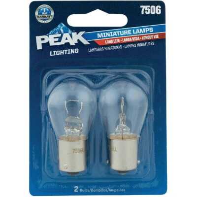 PEAK 7506 13.5V Mini Incandescent Automotive Bulb (2-Pack)
