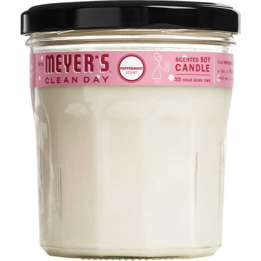 Mrs. Meyer's Clean Day 7.2 Oz. Peppermint Large Soy Candle