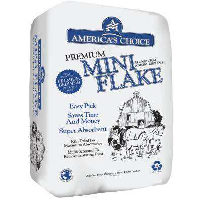 America's Choice 4.0 Cu. Ft. Mini Flake Pine Animal Bedding Stall Shavings