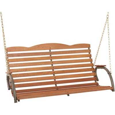 Jack Post Country Garden 4 Ft. Taupe Porch Swing with Chains